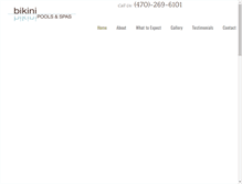 Tablet Screenshot of bikinipoolsandspas.com